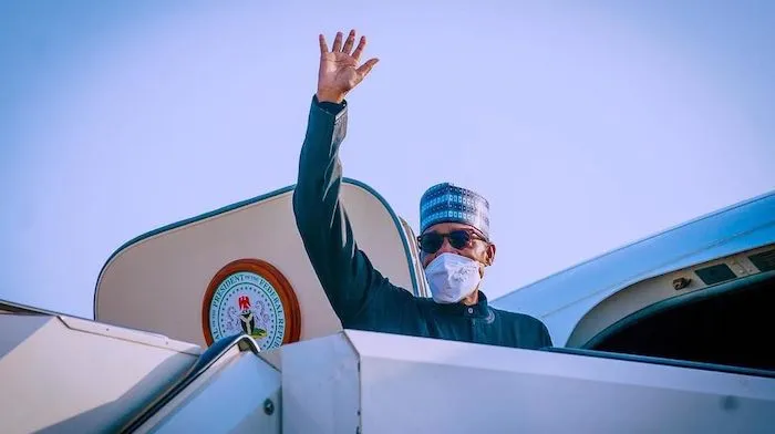 Buhari-Leaves-For-UN-77th-General-Assembly-.