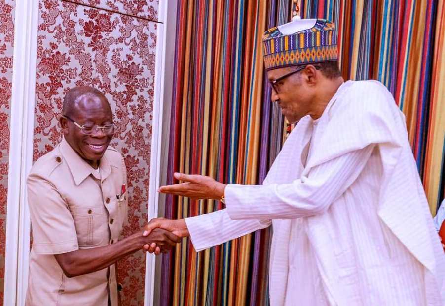 buhari-extend-congratulations-to-oshiomhole